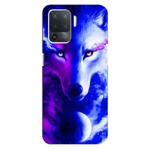 Чохол з Вовком на OPPO Reno 5 Lite (Арт-Вовк)