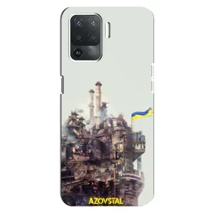 Чехлы на военную тематику для OPPO Reno 5 Lite (Азовсталь)