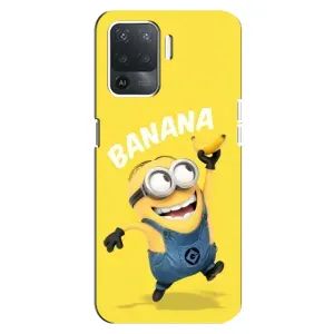 Мультяшний принт на Чохол для Оппо Рено 5 Лайт (Banana)