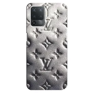 Текстурный Чехол Louis Vuitton для Оппо Рено 5 Лайт (Бежевый ЛВ)