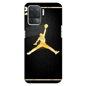 Силиконовый Чехол Nike Air Jordan на Оппо Рено 5 Лайт (Джордан 23)