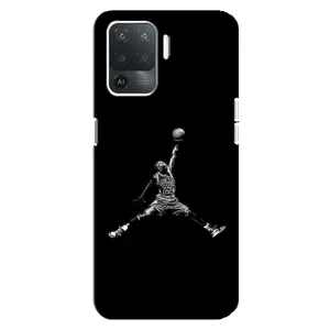 Силиконовый Чехол Nike Air Jordan на Оппо Рено 5 Лайт (Джордан)