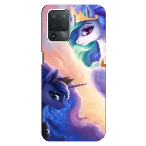 Чохол Unicorn на OPPO Reno 5 Lite (Єдиноріжки на хамарках)
