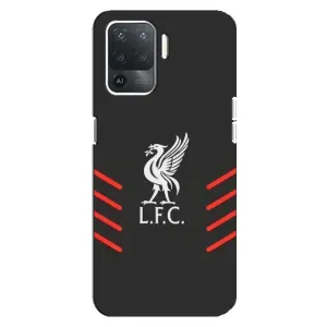 Силиконовые Чехлы принт Футбол на OPPO Reno 5 Lite (Эмблема Liverpool)