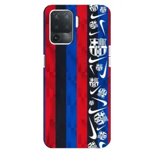 Чехол для OPPO Reno 5 Lite (Барселона) (Фанат Барсы)