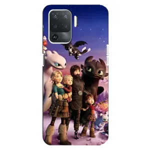 Чехол дракон Беззубик для OPPO Reno 5 Lite (Герои дракона)