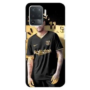 Силиконовый Чехол OPPO Reno 5 Lite (Gold Neymar)