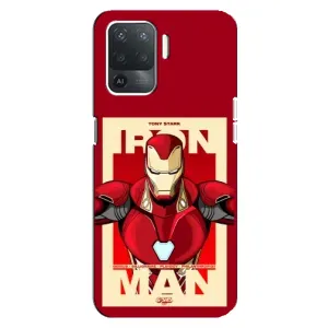 Чехол Супергерой Железный человек на OPPO Reno 5 Lite (Iron man)