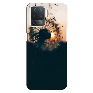 Силіконовий Чохол з кульбабками на OPPO Reno 5 Lite (Гарна кульбабка)