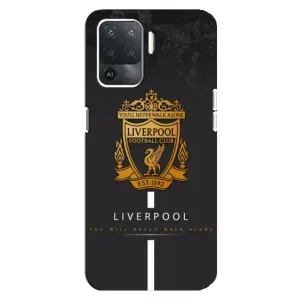 Силиконовые Чехлы принт Футбол на OPPO Reno 5 Lite (Liverpool)