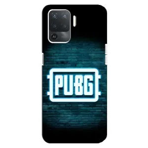 Чехол (TPU) с картинкой "Лого Пабг" на Оппо Рено 5 Лайт (Лого PUBG)