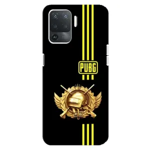 Чехол (TPU) с картинкой "Лого Пабг" на Оппо Рено 5 Лайт (Лого PUPG)