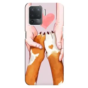 Чохол (ТПУ) Милі песики для OPPO Reno 5 Lite (Любов до собак)