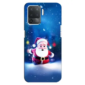 Чехлы на Новый Год OPPO Reno 5 Lite (Маленький Дед Мороз)