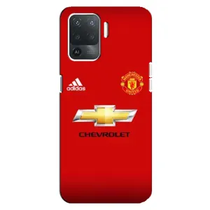 Силиконовые Чехлы принт Футбол на OPPO Reno 5 Lite (Man United)