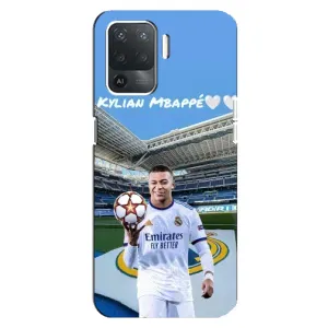 Чехол (TPU) с Футболистом на OPPO Reno 5 Lite (Mbappe Real)