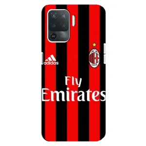 Чехлы с ТОП Футбольными клубами на OPPO Reno 5 Lite (Milan)
