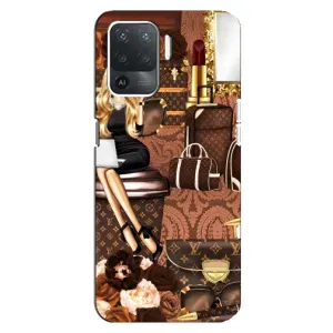 Чехол Стиль Louis Vuitton на OPPO Reno 5 Lite (Мода Луи Виттон)