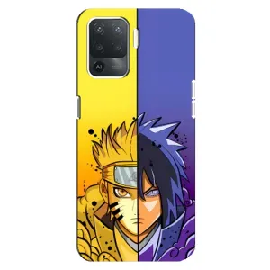 Купить Чохли на телефон з принтом Anime для OPPO Reno 5 Lite (Naruto Vs Sasuke)