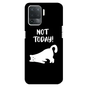 Бампер з зображенням Котиків для Оппо Рено 5 Лайт (Not Today)