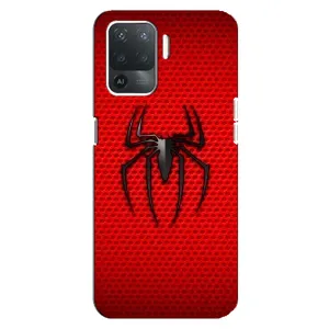 Чехол Супергерой Человека Паука на OPPO Reno 5 Lite (Паук марвел)