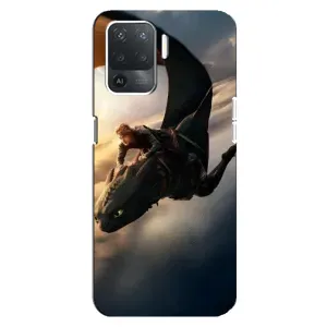 Чехол дракон Беззубик для OPPO Reno 5 Lite (Полет Беззубика)