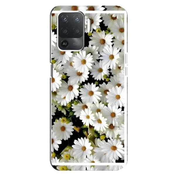Чехол с рисунком «Рамка в ромашках» для OPPO Reno 5 Lite Чехол с рисунком «Рамка в ромашках» для OPPO Reno 5 Lite