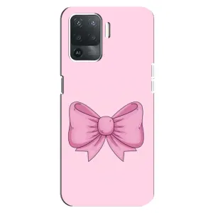 Чохол банти для OPPO Reno 5 Lite (Рожевий бантик)