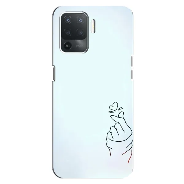 Чехол с рисунком «Сердце на голубом» для OPPO Reno 5 Lite Чехол с рисунком «Сердце на голубом» для OPPO Reno 5 Lite
