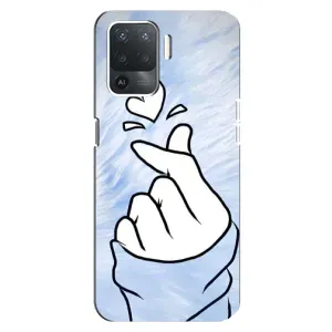Чохол (Знак сердечка) для OPPO Reno 5 Lite (Серце знак)