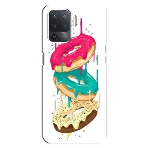 Чохол з зображенням смачної їжі для OPPO Reno 5 Lite (Соковиті пончики)
