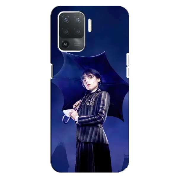 Чехол с рисунком «Уэнсдей с зонтом» для OPPO Reno 5 Lite Чехол с рисунком «Уэнсдей с зонтом» для OPPO Reno 5 Lite