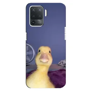 Бампер з принтом Меми для OPPO Reno 5 Lite (Качка)