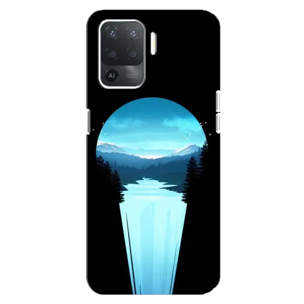 Чехол с рисунком «Синий Водопад» для OPPO Reno 5 Lite Чехол с рисунком «Синий Водопад» для OPPO Reno 5 Lite