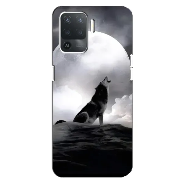 Чехол с рисунком «Волк и луна» для OPPO Reno 5 Lite Чехол с рисунком «Волк и луна» для OPPO Reno 5 Lite