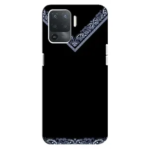 Силиконовый Чехол на OPPO Reno 5 Lite (Воротник вышиванки)