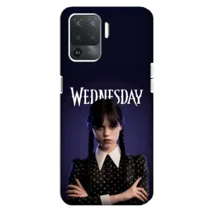 Чехлы с принтом Уэнсдей на OPPO Reno 5 Lite (Wednesdey)