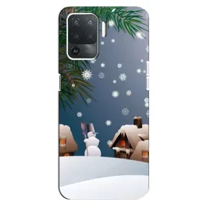 Чехлы на Новый Год OPPO Reno 5 Lite (Зима)