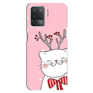 Чохол на тематику: Коти для OPPO Reno 5 Lite (Зимовий кіт)