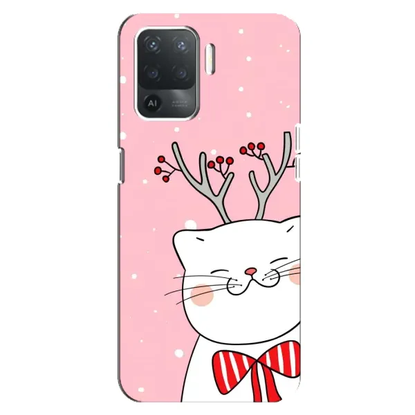 Чехол с рисунком «Зимний кот» для OPPO Reno 5 Lite Чехол с рисунком «Зимний кот» для OPPO Reno 5 Lite