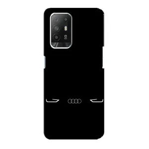 Силіконовий бампер з картинкою машини на Oppo Reno 5z (Сілует Audi)