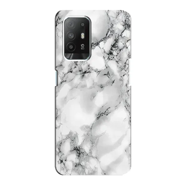 Чехол с рисунком «Белый мрамор» для OPPO Reno 5z Чехол с рисунком «Белый мрамор» для OPPO Reno 5z