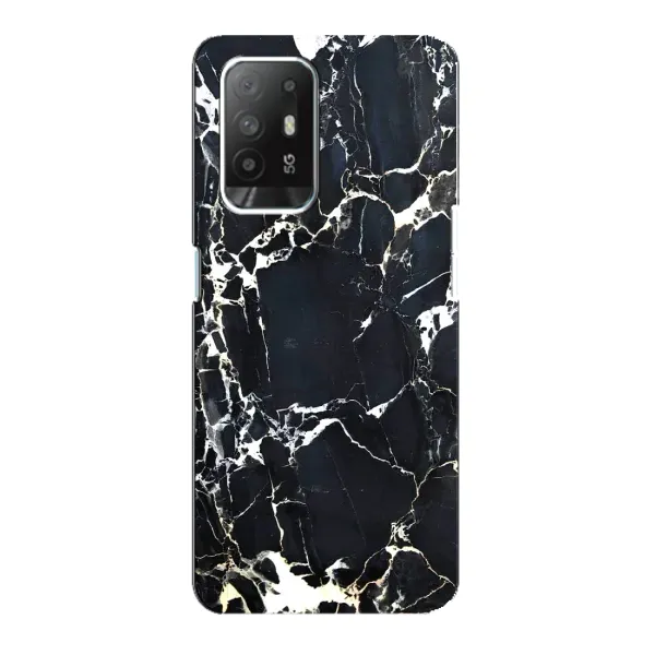 Чехол с рисунком «Чёрный мрамор» для OPPO Reno 5z Чехол с рисунком «Чёрный мрамор» для OPPO Reno 5z