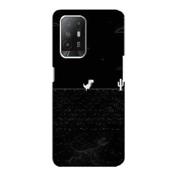 Чехол с рисунком «Динозаврик» для OPPO Reno 5z Чехол с рисунком «Динозаврик» для OPPO Reno 5z