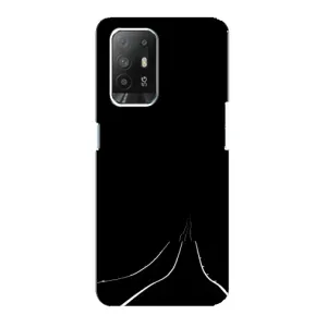 Чохол з картинками на чорному фоні для Oppo Reno 5z (Дорога)