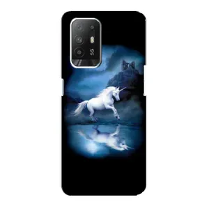 Чехол Unicorn на Oppo Reno 5z (Единорог)