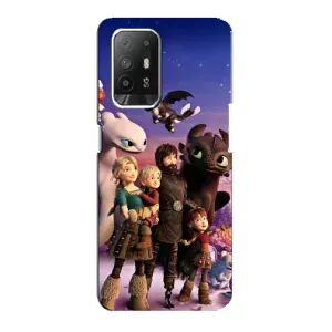 Чехол дракон Беззубик для Oppo Reno 5z (Герои дракона)
