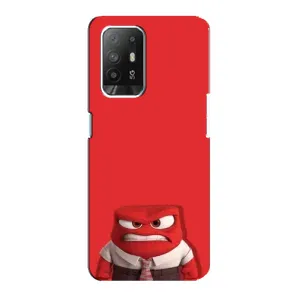 Чехол Головоломка для Oppo Reno 5z - (AlphaPrint) (Гнев)