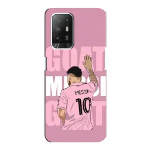Чехлы Лео Месси в Майами на Oppo Reno 5z (GOAT MESSI)