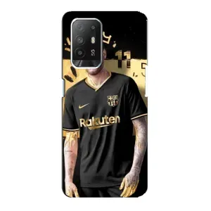 Силиконовый Чехол Oppo Reno 5z (Gold Neymar)